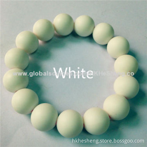 2014 Characteristic Charming Silicone Teething Beads, Food-grade and BPA-free